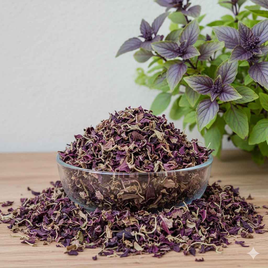 Kuru Mor Fesleğen 50 Gr