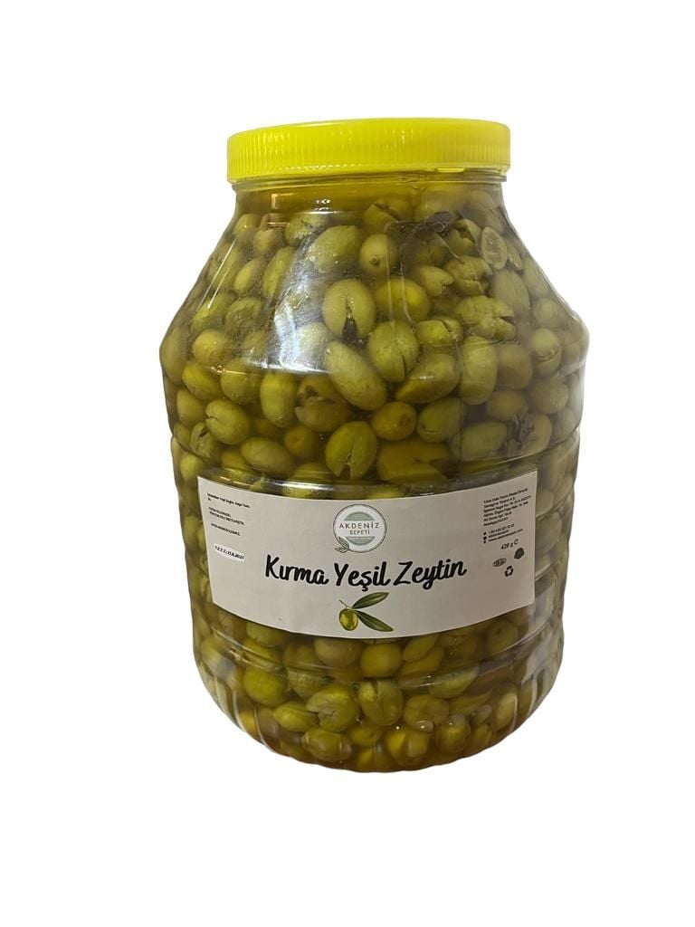 Hatay Yeşil Kırma Zeytin 5 kg