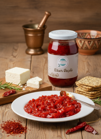 Hatay Acı Biber Reçeli 345gr | Hatay Doğal El Yapımı