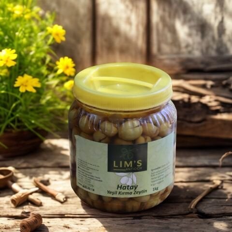 Hatay Yeşil Kırma Zeytin 1 kg