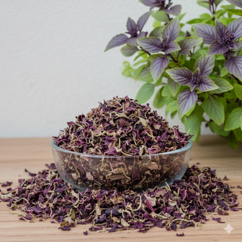 Kuru Mor Fesleğen 50 gr